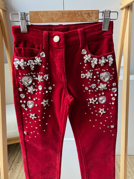 Бархатные брюки Monnalisa, 116