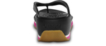 Сандалии Women’s Crocs Retro Flip Wedge Black / Fuchsia