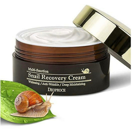 Крем для лица восстанавливающий с муцином улитки DEOPROCE SNAIL RECOVERY CREAM 100g 100гр