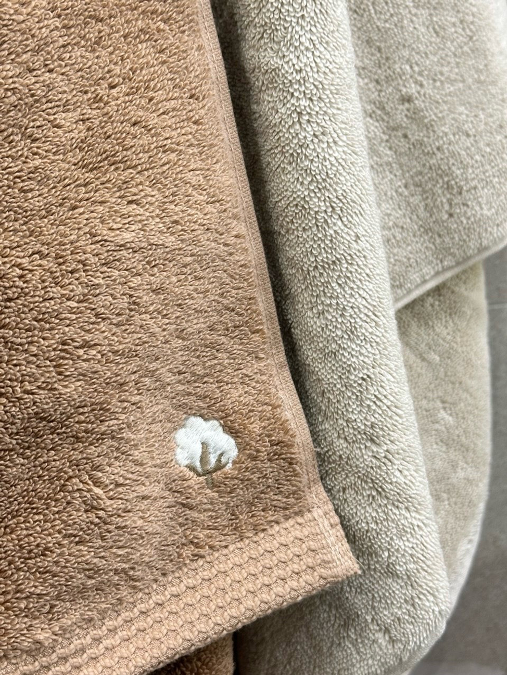 Полотенце из органического хлопка Pure Cotton 80х150 кирпичный