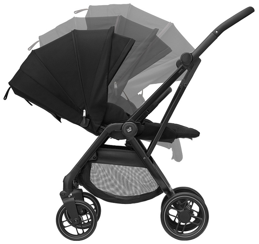 Детская коляска Maxi-Cosi Leona² Oria 3 в 1 с автокреслом CabrioFix Essential green 1204390110 Twillic Black/1507672111 Essential Black