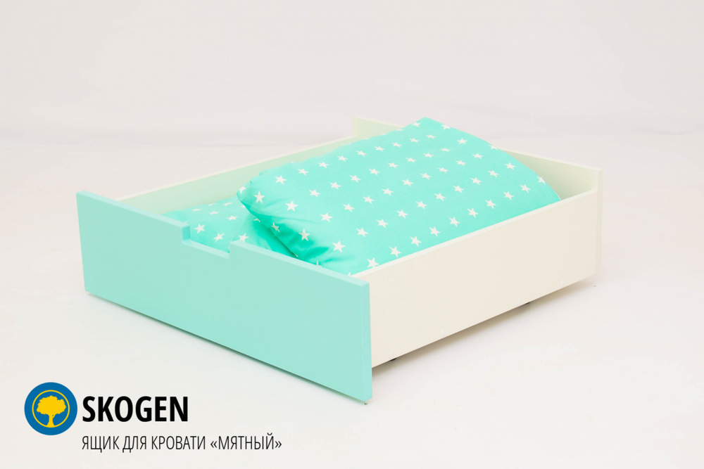 Ящик для кровати Бельмарко Svogen classic мятный
