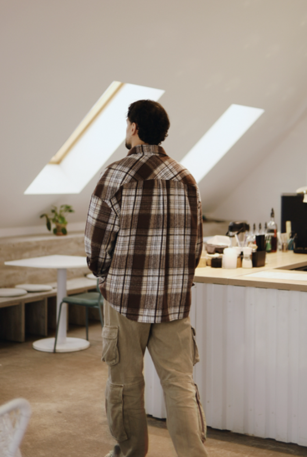 Рубашка "Фланель" коричневая