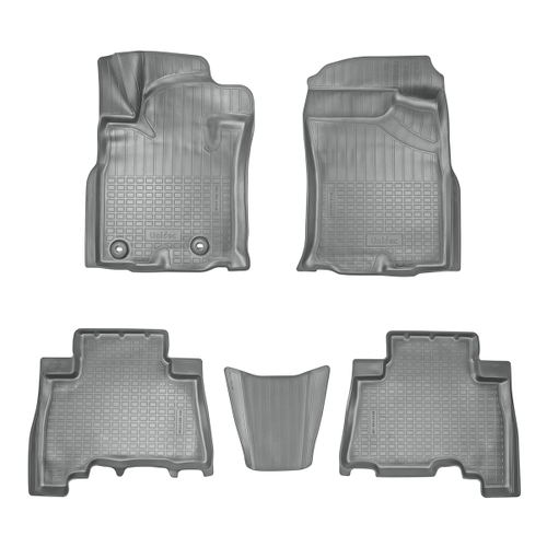 Ковры в салон Norplast/Unidec для Toyota LC-150 Prado (2013-)Полиуретан,Серый,5 мест арт.NPA11-C88-488-G