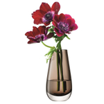 Ваза Flower 14 см, коричневая