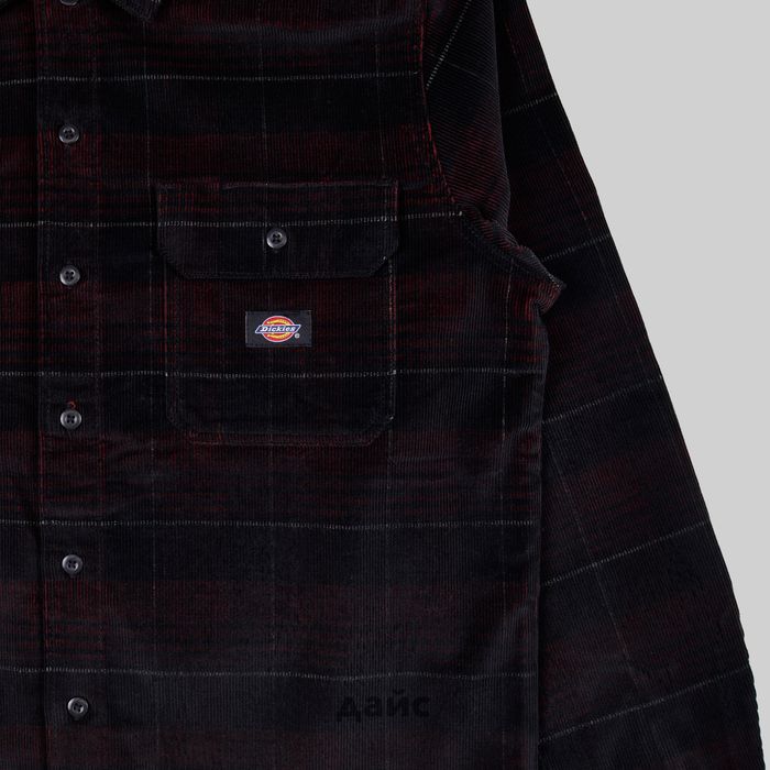 Рубашка мужская Dickies Alma Plaid Long Sleeve Shirt артикул:WLR51 - купить в магазине Дайс