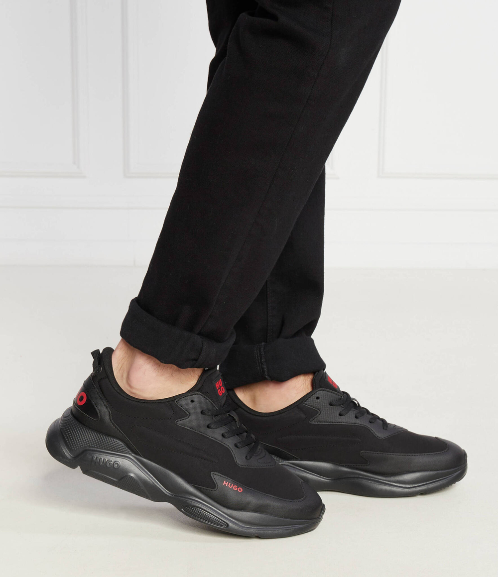 Кроссовки Leon_Runn_nypu_N HUGO - черный(50504799)