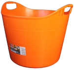 Ведро гибкое 40л, сверхпрочное, оранжевое DЕCOR 410-0040