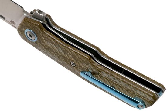 Складной нож MKM "CLAP" MKM/LS01 GC c клинком из стали Böhler M390 Microclean®, рукоять микарта