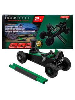 Домкрат подкатной гидравлический 2т (h min 155мм, h max 575мм) RockForce RF-TH33007 MT