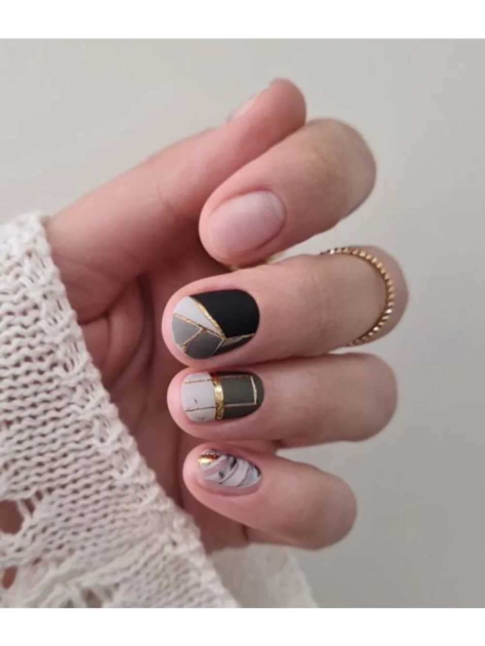 Lucky Rose Слайдеры наклейки для ногтей Foil 111