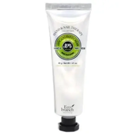 Крем для рук и ногтей с экстрактом авокадо Eco Branch Hand Cream and Nail Therapy Avocado, 40 гр