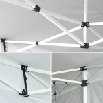 Тент-шатер быстросборный Helex 4321 3х2х3м, полиэстер, зеленый