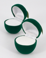 Подарочный футляр‑яблоко для ювелирного кольца