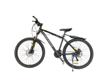 Велосипед Mingdi 26" 27скор (L-Twoo, алюминиевая рама, гидравлический тормоз) Черно-зеленый (MD-911)