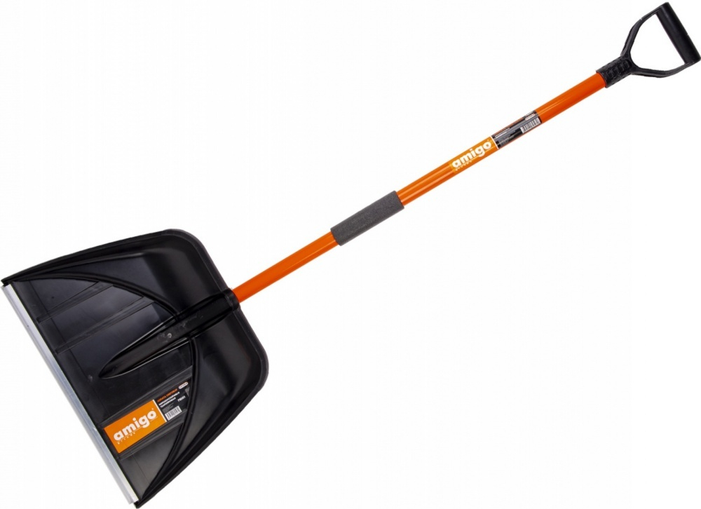 Лопата снегоуборочная Amigo grande Grey 45х45х136см