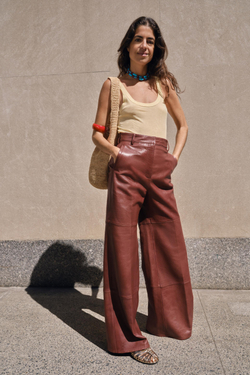 ZARA СВОБОДНАЯ МАЙКА НА БРЕТЕЛЯХ, ЖЕЛТЫЙ