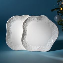 НАБОР ФИГУРНЫХ ТАРЕЛОК ЗАКУСОЧНЫХ LEFARD "NUTCRACKER" 2 ШТ. 20,5*2 СМ (КОР=16НАБ.)