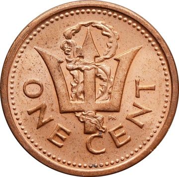 1 цент 2007-2012 Барбадос