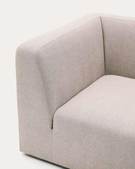 Угловой модульный диван Neom бежевого цвета 75 см