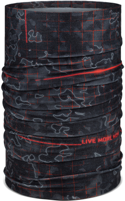 Тонкая зимняя бандана-труба Buff Thermonet Emgy Graphite