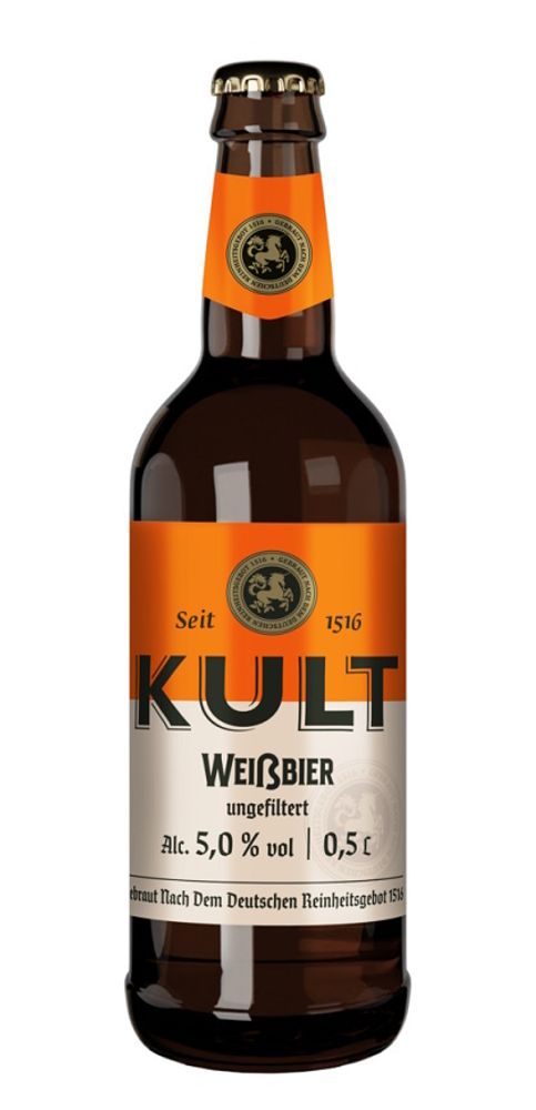 Пиво &quot;KULT Weissbier&quot; пшеничное нефильтрованное Крыница - купить не дорого в Москве