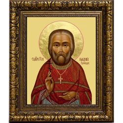 Геннадий Здоровцев пресвитер, священномученик. Икона на холсте.