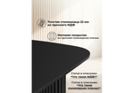 Стол деревянный Woodville Бавария B 180 х 90 черная пленка шагрень, черный, ножки черные