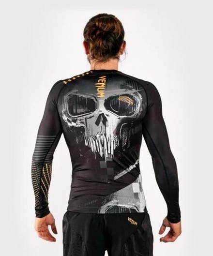 Рашгард Venum Skull Rashguard Long Sleeves  Black/Grey