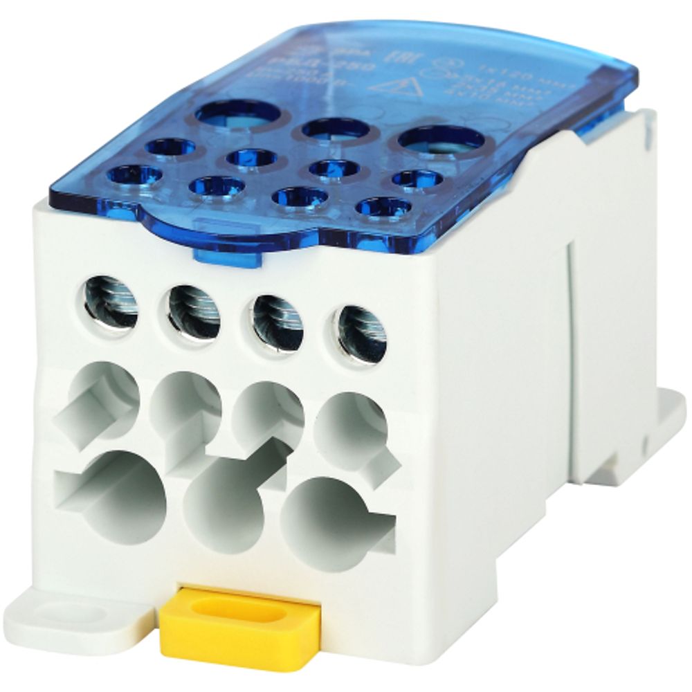 Распределительный блок на DIN-рейку ЭРА NO-122-39 РБД-80А | Блоки распределительные РБД