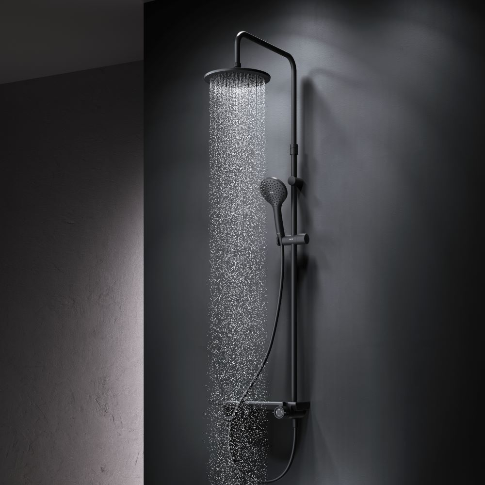 Душевая система с ванно-душевым смесителем-полкой AM.PM Gem F0790722