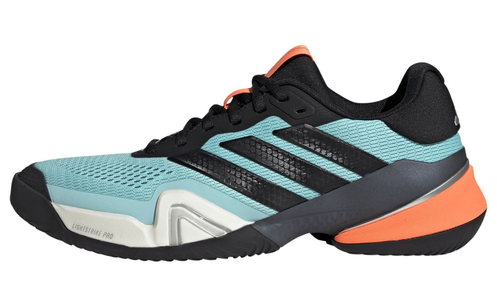 Мужские теннисные кроссовки Adidas Barricade 14 M - flash aqua/core black/lucid orange