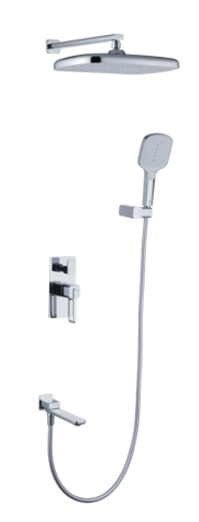 12165 Смеситель встраиваемый для душа с 3-функ. (ХРОМ) GANZER (6/1шт)