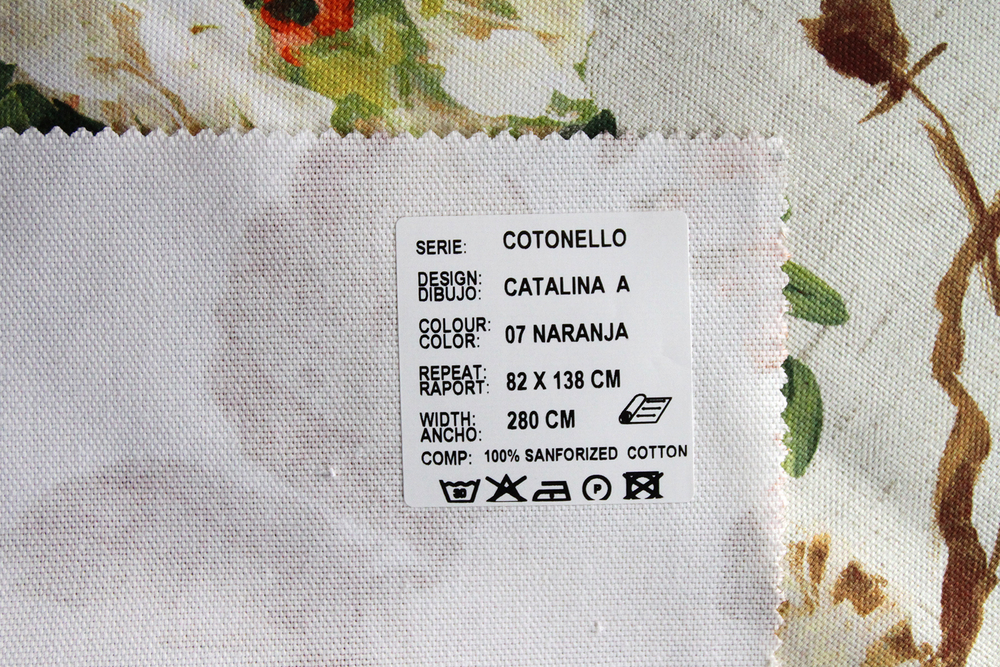 Рогожка Cotonello Catalina (Котонелло Каталина) A 07 naranja