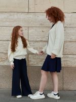 Кардиган для девочки AT1058 молочный