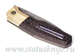 Нож CKF/Philippe Jourget FIF20 GOLD Exclusive (Damasteel, Mokume, CF)фотография - 9