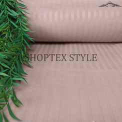 Полисатин-страйп "Пыльная роза" | ш.220 см | 95 г/м² | полиэстер-100%