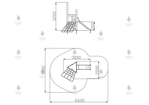Горка «Эко»