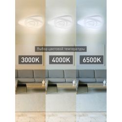 Светильник потолочный светодиодный ЭРА GEO с ДУ SPB-6 GEO-5 RC 67 67Вт 3000-6500К с пультом ДУ