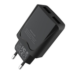 Сетевой адаптер питания HOCO C52A 2USB 2.1A (черный)