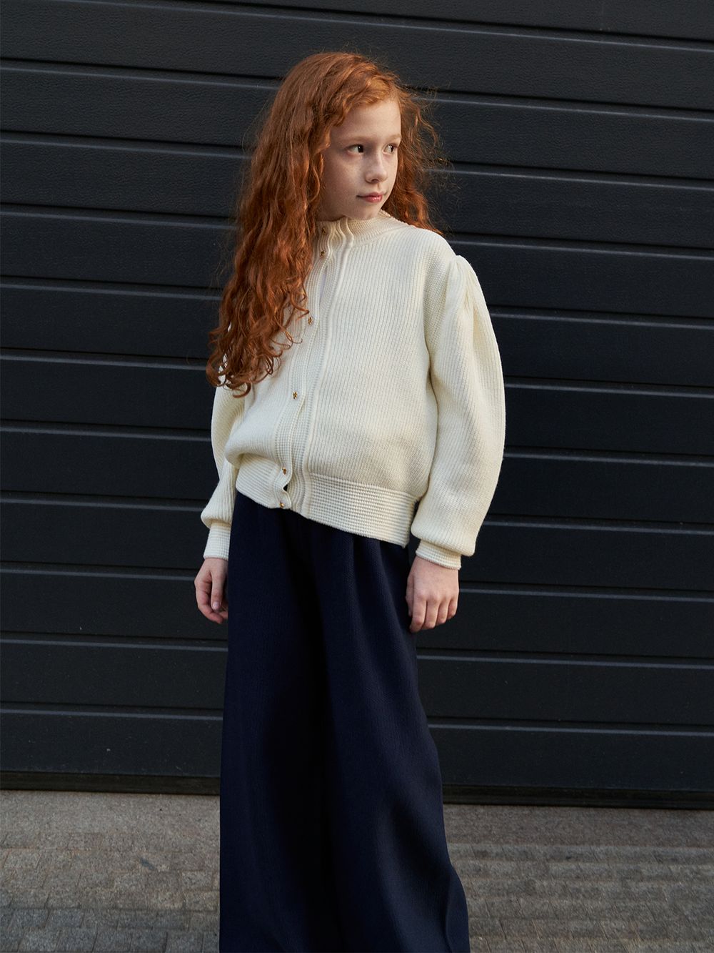 Кардиган для девочки AT1058 молочный