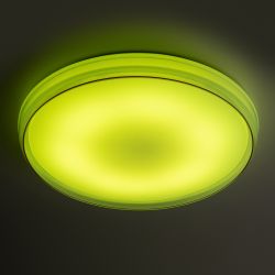 Светильник потолочный светодиодный ЭРА SPB-6-80-RC Solar RGBD с ДУ динамическое 80Вт | Светильники SPB-6 с ДУ