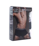 Трусики-боксеры 3шт. Emporio Armani - черный(111357 4R717)