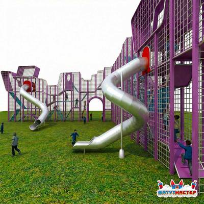 Плоский угловой комплекс «Космическая станция», 16,8×15,6×6 м