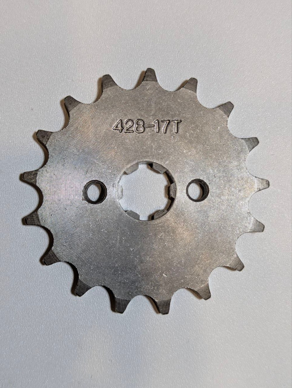 Звезда ведущая передняя для питбайка, мопеда (428-17Т) 17мм сталь