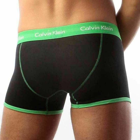 Мужские трусы боксеры Calvin Klein 365 Black Green