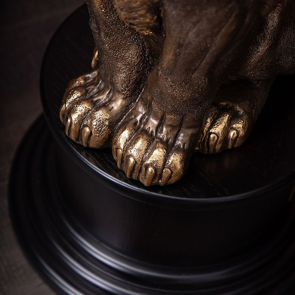 Подставка Лев Лион Орех Оберджин