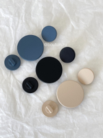 Пуговицы бежевые матовые