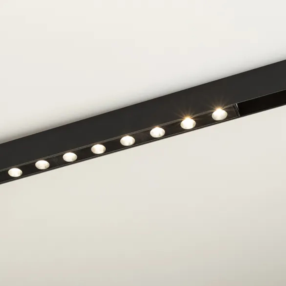 Светильник MAG-DOTS-25-L400-12W Warm3000 (BK, 30 deg, 24V, DALI) (Arlight, IP20 Металл, 5 лет) 046324