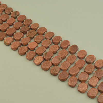 Нитка Золотой Песок 38 см. (Без замка)